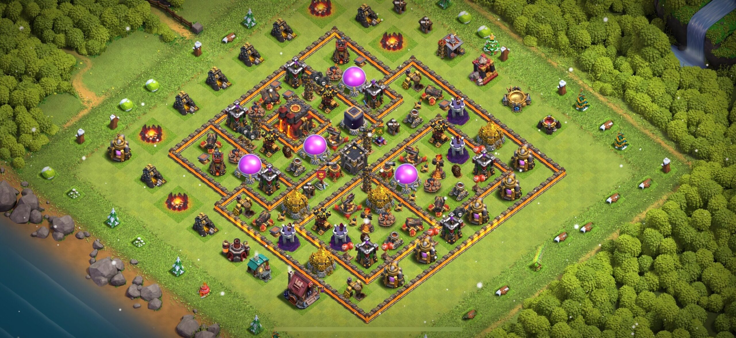 TH10 Defense Base - Top Town Hall 10 Defense Base with Link (#24) - Clash of Clans 2025​ TH10 Base