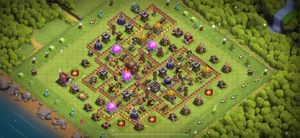 TH10 Defense Base - Top Town Hall 10 Defense Base with Link (#27) - Clash of Clans 2025​ TH10 Base