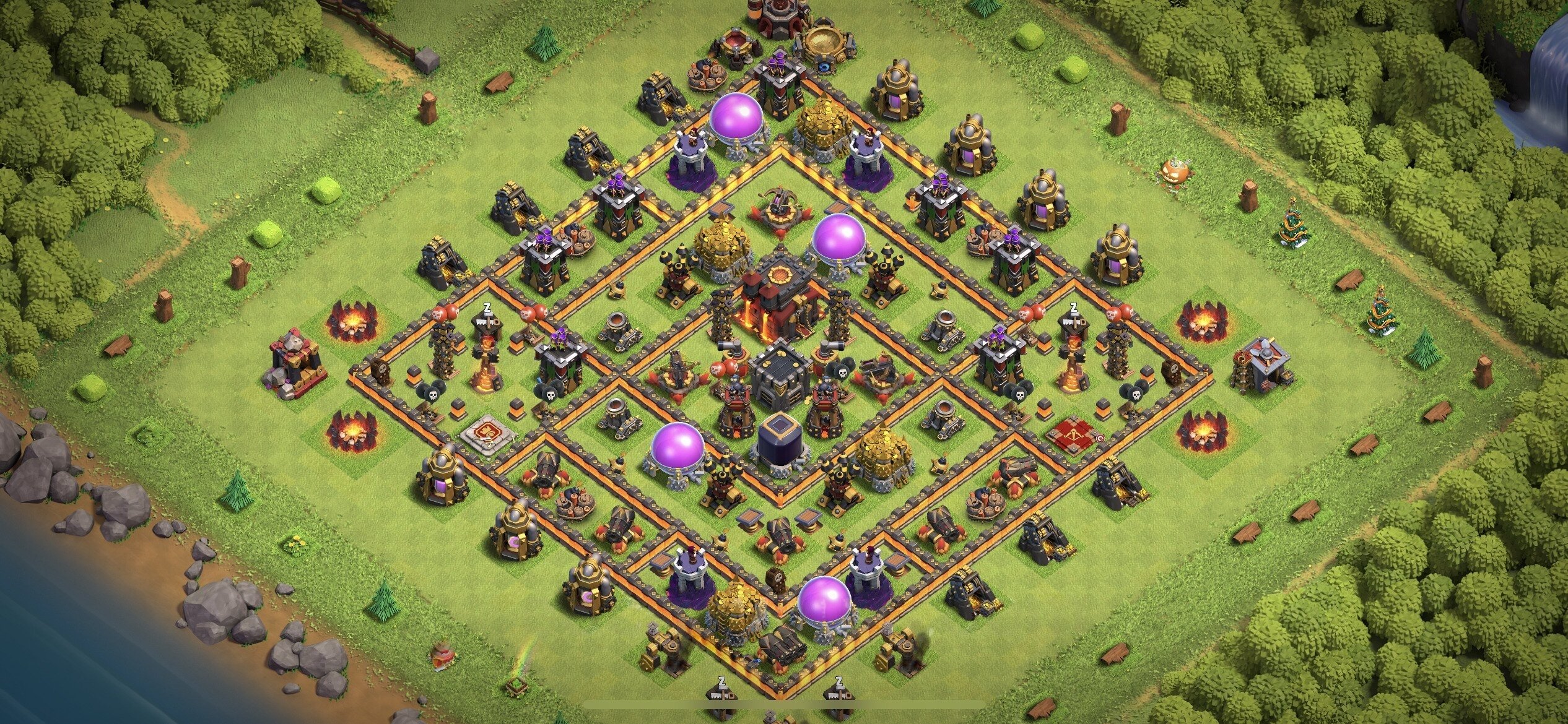 TH10 Defense Base - Top Town Hall 10 Defense Base with Link (#3) - Clash of Clans 2025​ TH10 Base