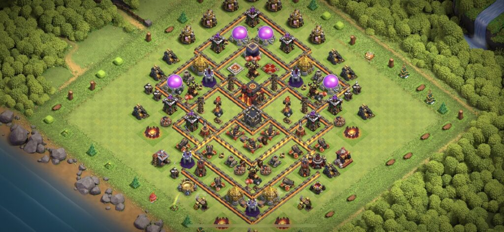 TH10 Defense Base - Top Town Hall 10 Defense Base with Link (#4) - Clash of Clans 2025​ TH10 Base