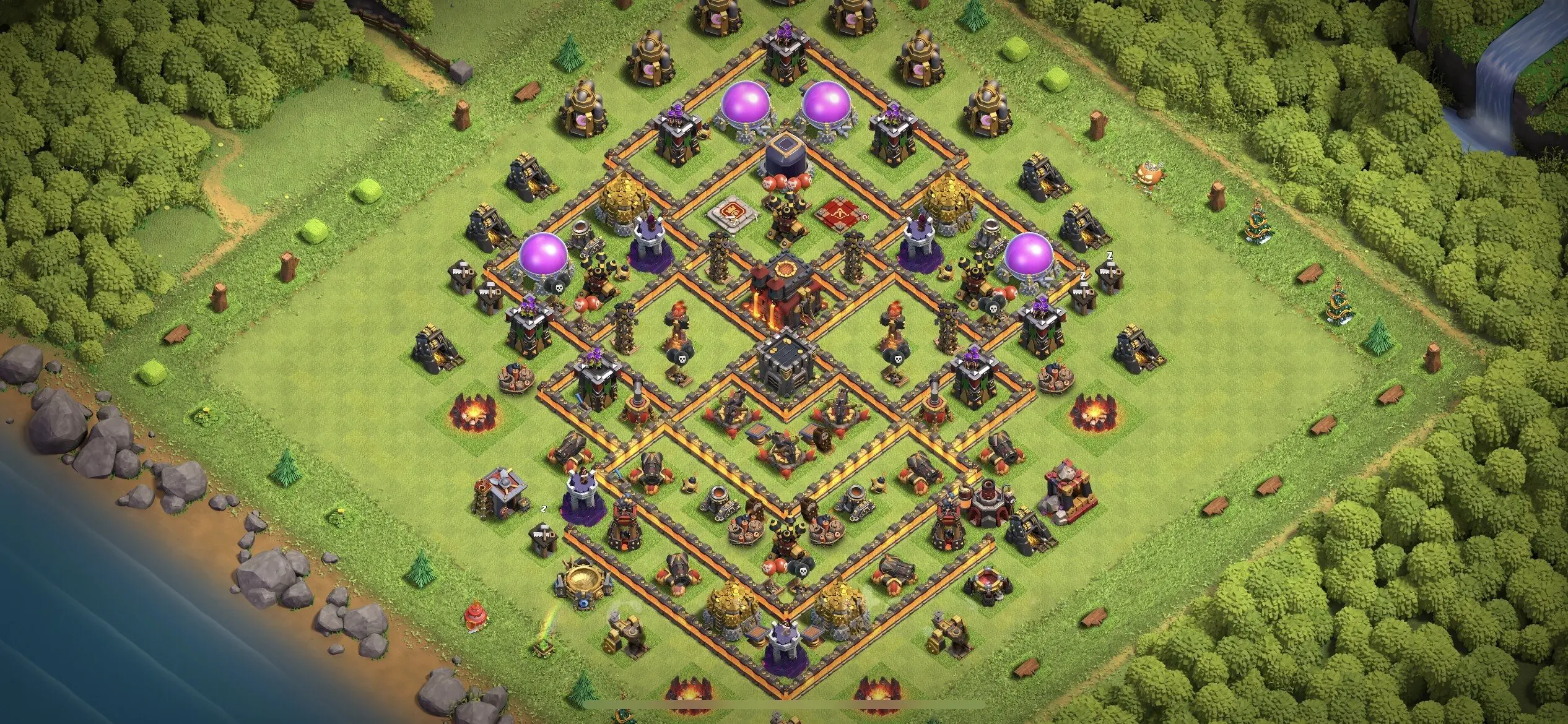 TH10 Defense Base - Top Town Hall 10 Defense Base with Link (#4) - Clash of Clans 2025​ TH10 Base