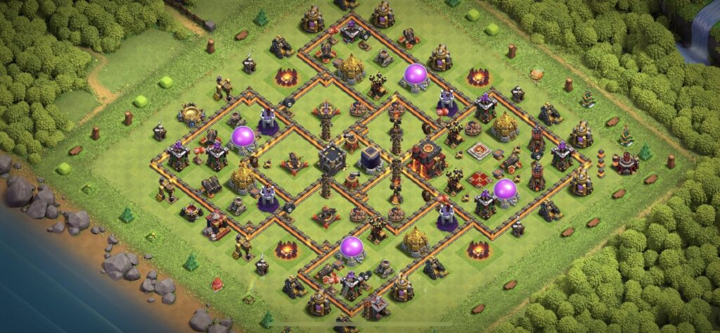 TH10 Defense Base - Top Town Hall 10 Defense Base with Link (#5) - Clash of Clans 2025​ TH10 Base