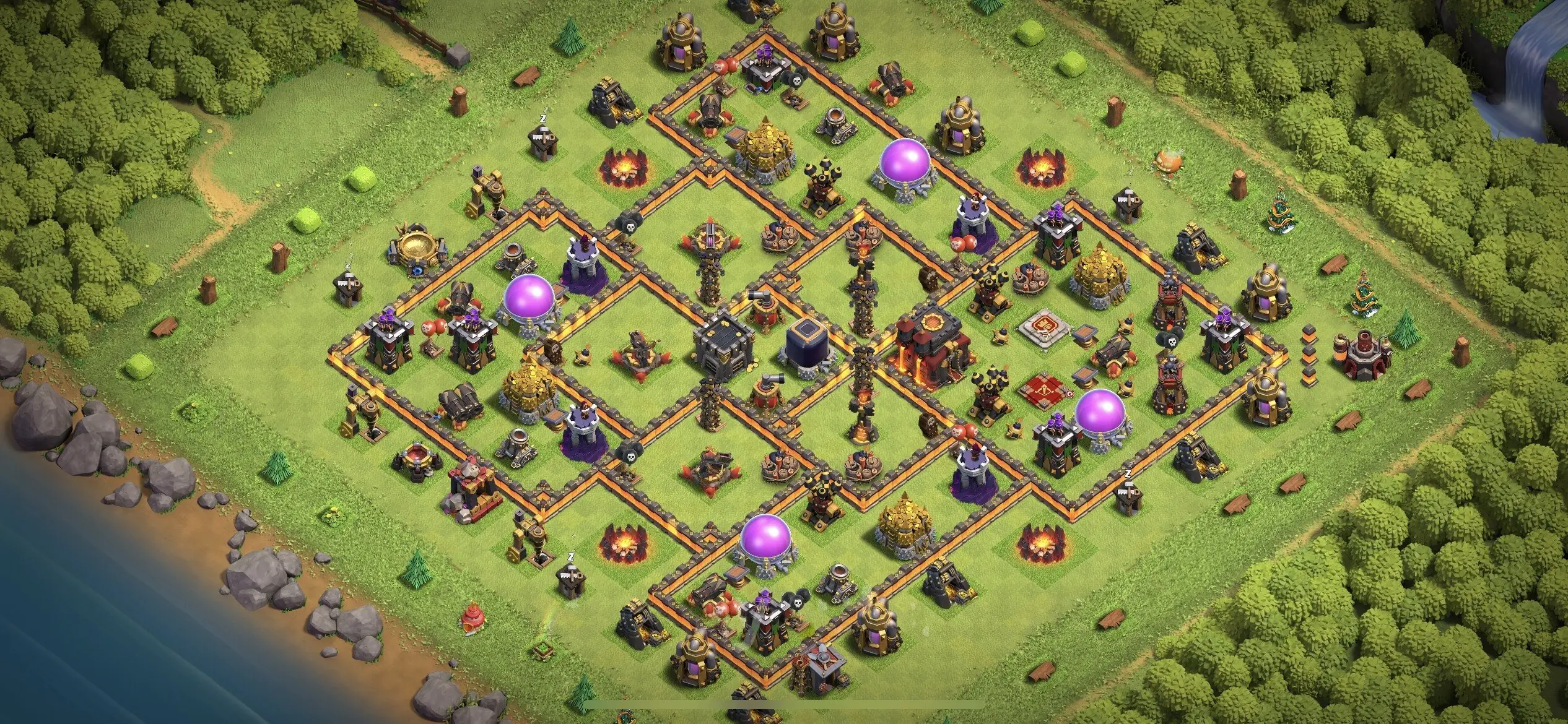 TH10 Defense Base - Top Town Hall 10 Defense Base with Link (#5) - Clash of Clans 2025​ TH10 Base