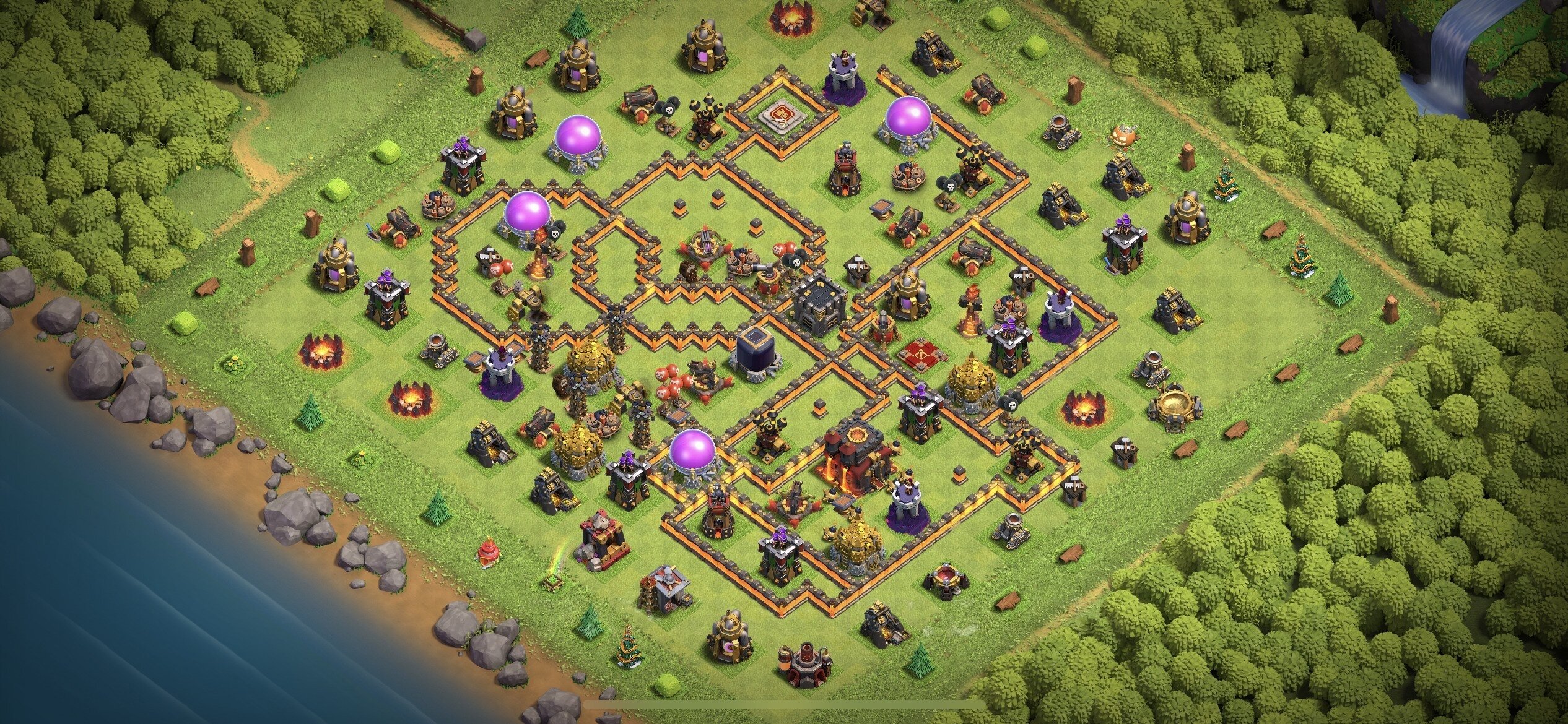 TH10 Defense Base - Top Town Hall 10 Defense Base with Link (#6) - Clash of Clans 2025​ TH10 Base