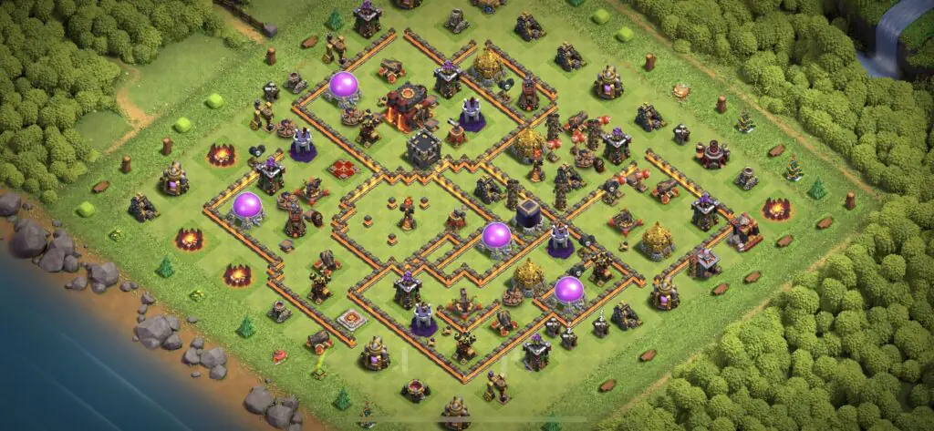 TH10 Defense Base - Top Town Hall 10 Defense Base with Link (#7) - Clash of Clans 2025​ TH10 Base