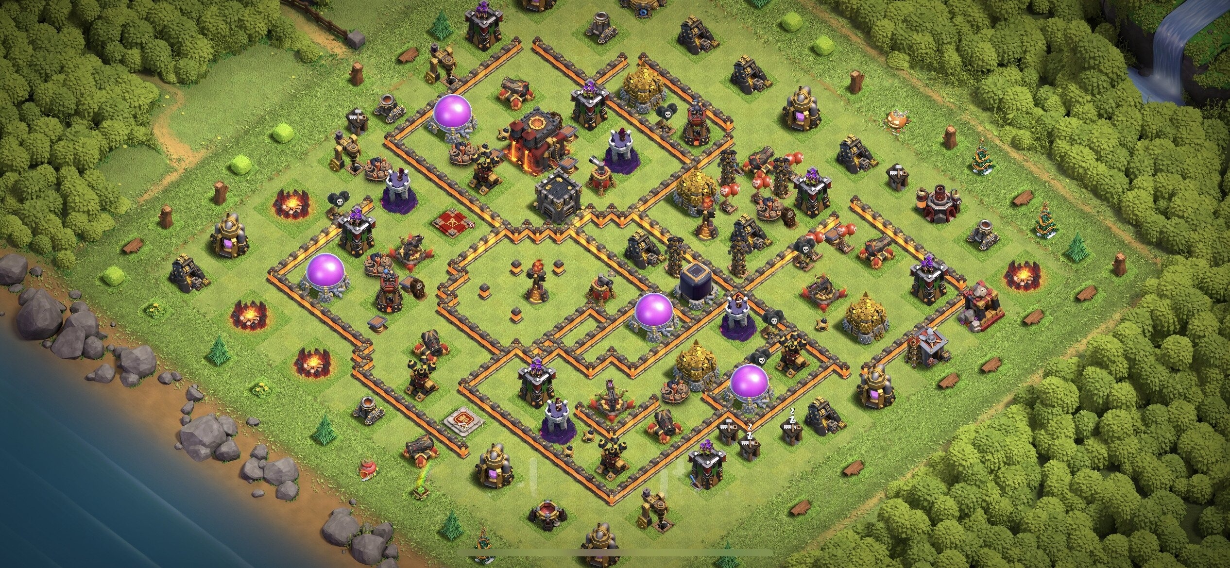 TH10 Defense Base - Top Town Hall 10 Defense Base with Link (#7) - Clash of Clans 2025​ TH10 Base