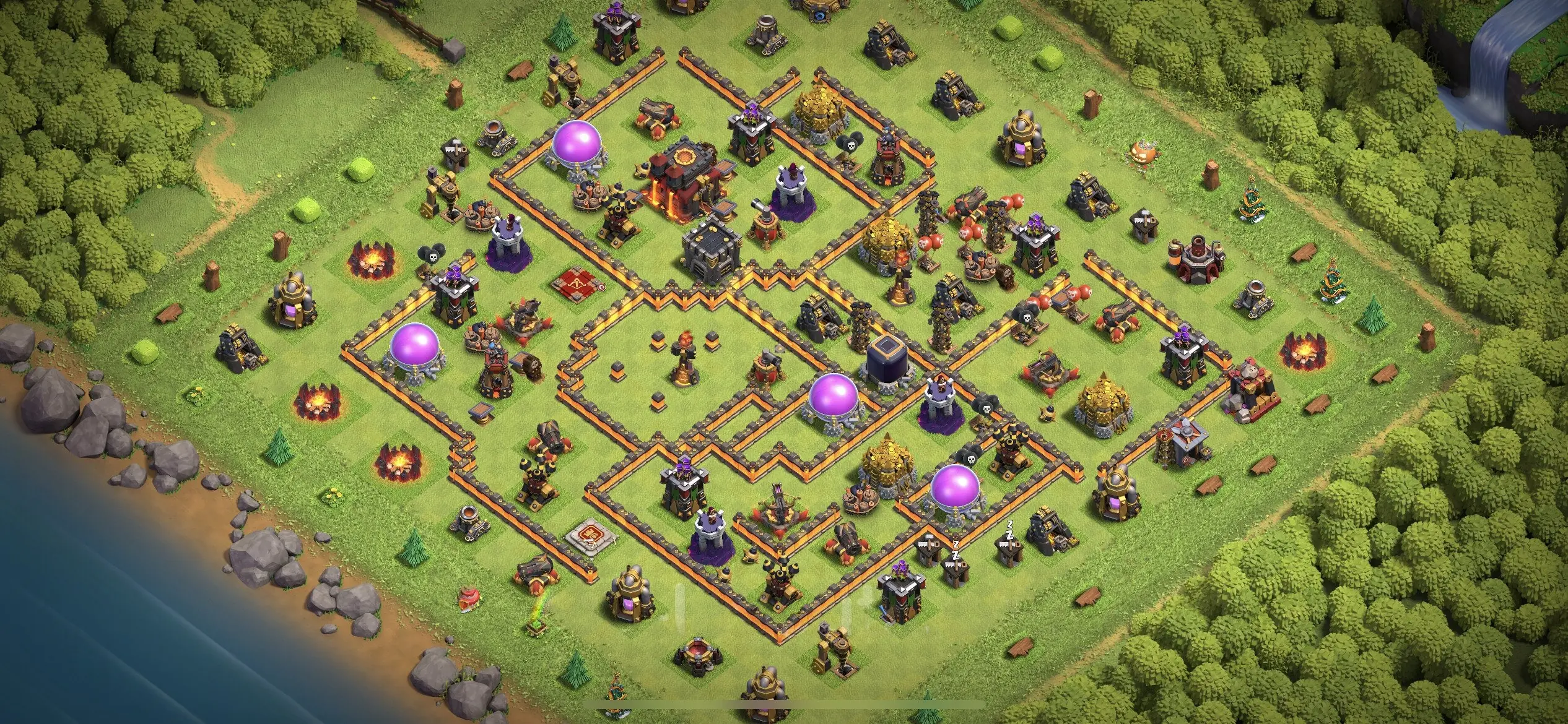 TH10 Defense Base - Top Town Hall 10 Defense Base with Link (#7) - Clash of Clans 2025​ TH10 Base