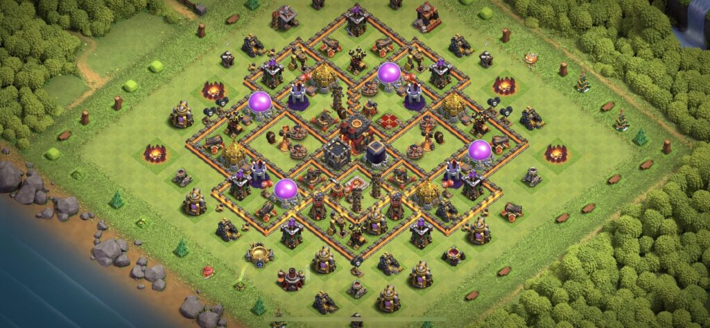 TH10 Defense Base - Top Town Hall 10 Defense Base with Link (#8) - Clash of Clans 2025​ TH10 Base