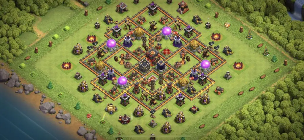 TH10 Defense Base - Top Town Hall 10 Defense Base with Link (#8) - Clash of Clans 2025​ TH10 Base