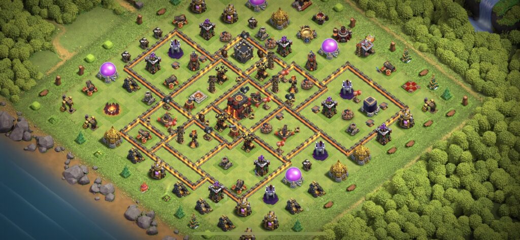 TH10 Defense Base - Top Town Hall 10 Defense Base with Link (#9) - Clash of Clans 2025​ TH10 Base