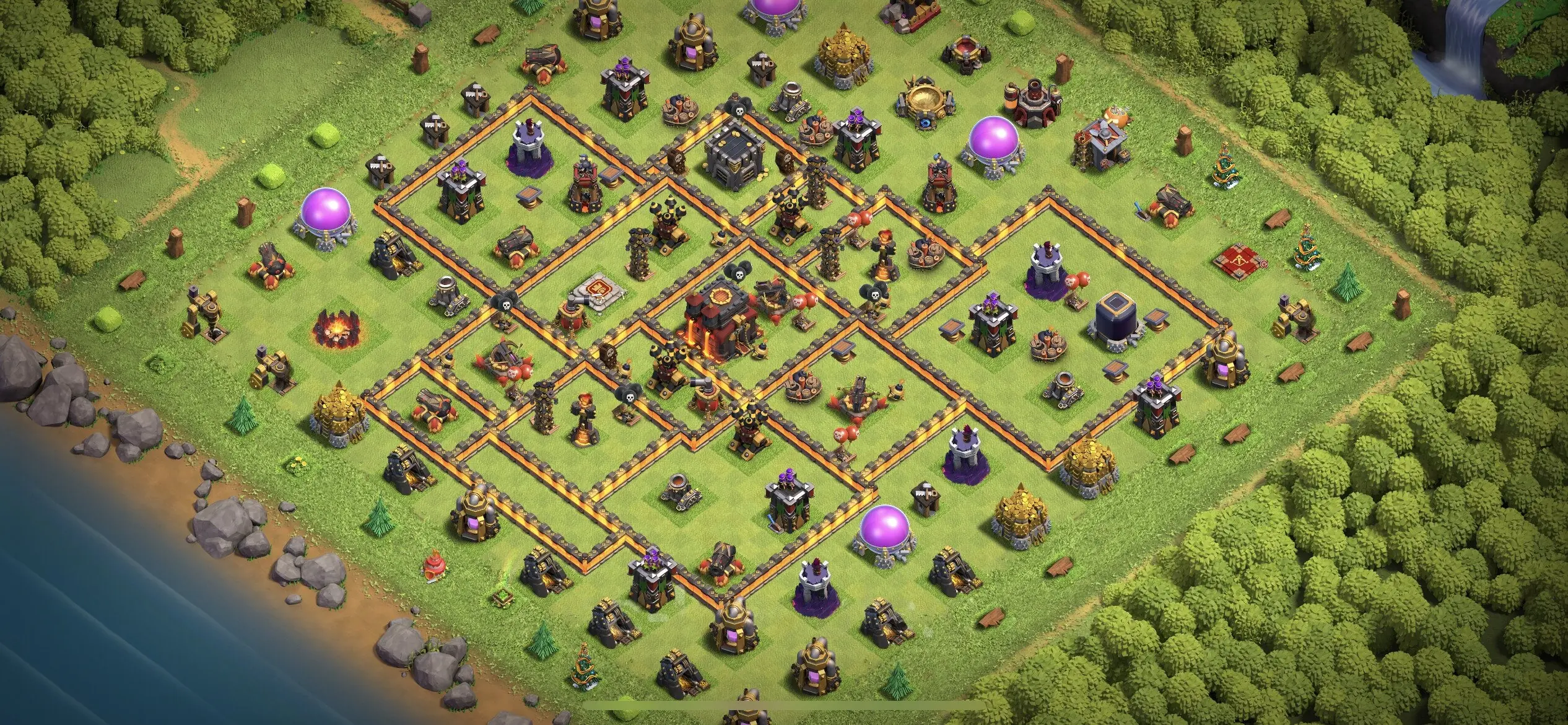 TH10 Defense Base - Top Town Hall 10 Defense Base with Link (#9) - Clash of Clans 2025​ TH10 Base