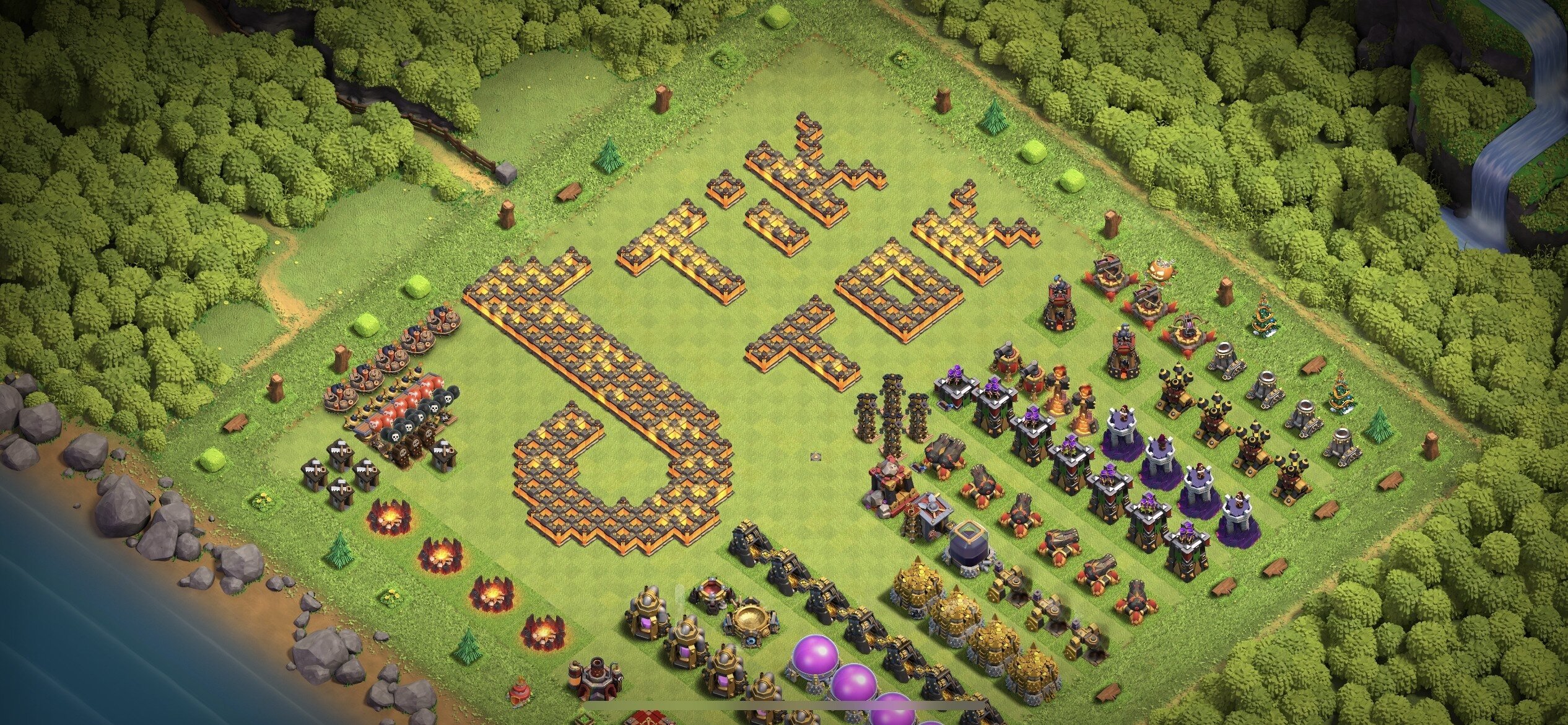 TH10 Troll Base - Top Town Hall 10 Troll/Funny Base with Link (#10) - Clash of Clans 2025​ TH10 Base