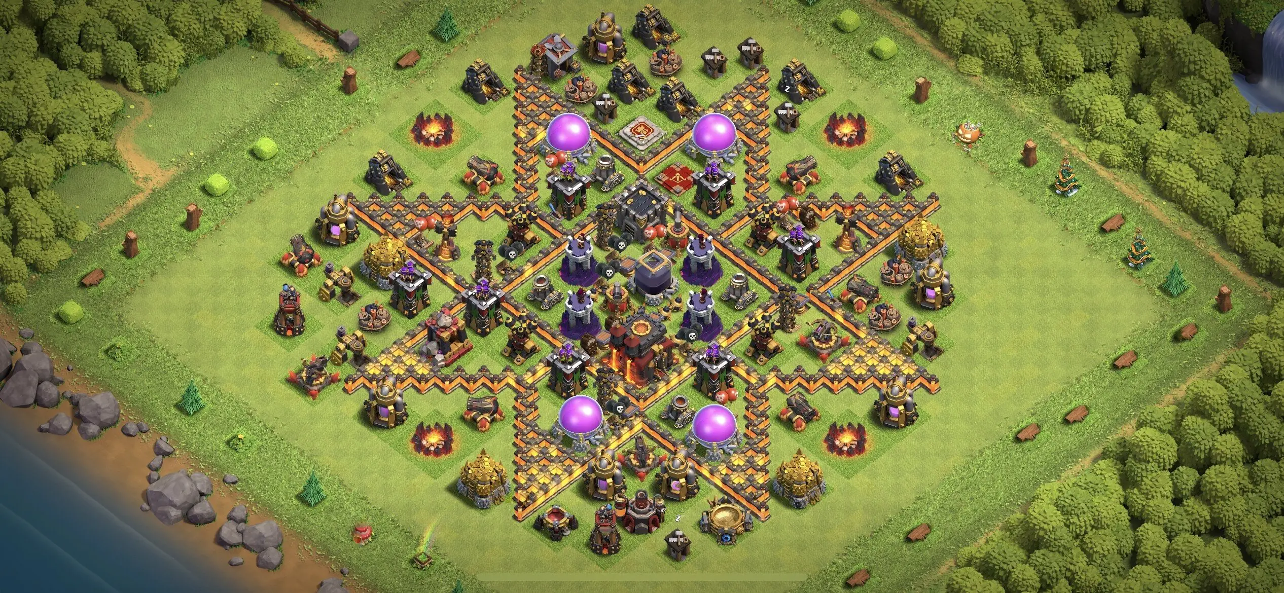TH10 Troll Base - Top Town Hall 10 Troll/Funny Base with Link (#14) - Clash of Clans 2025​ TH10 Base