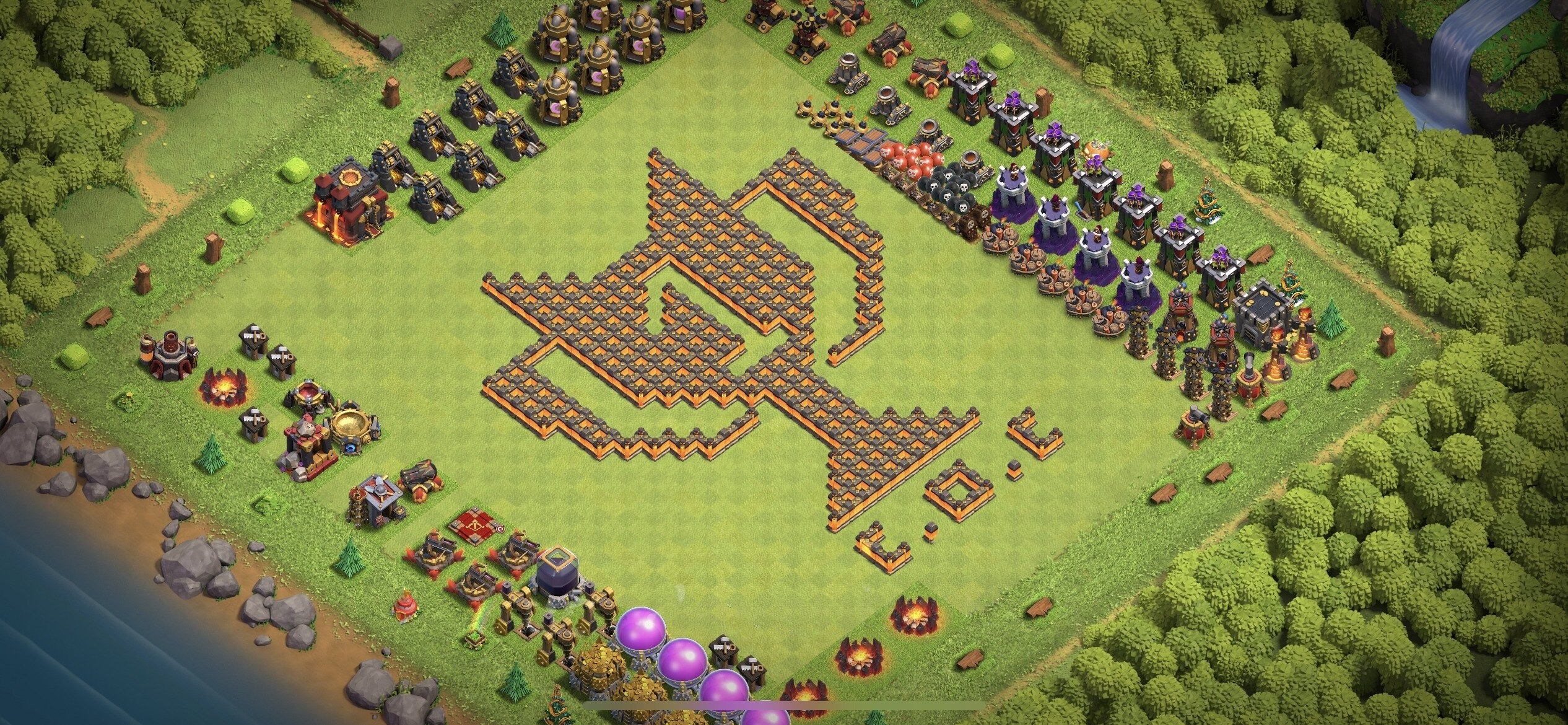 TH10 Troll Base - Top Town Hall 10 Troll/Funny Base with Link (#16) - Clash of Clans 2025​ TH10 Base