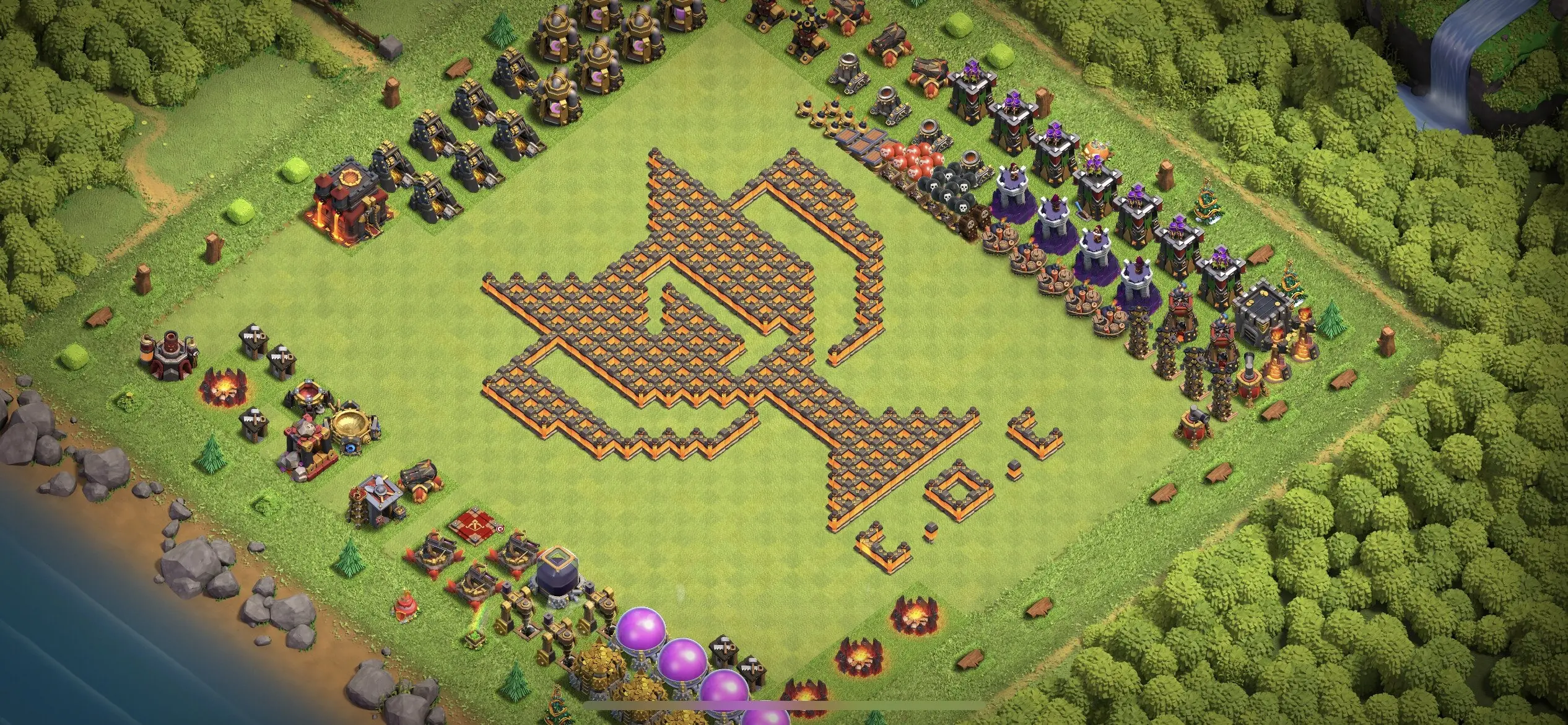 TH10 Troll Base - Top Town Hall 10 Troll/Funny Base with Link (#16) - Clash of Clans 2025​ TH10 Base