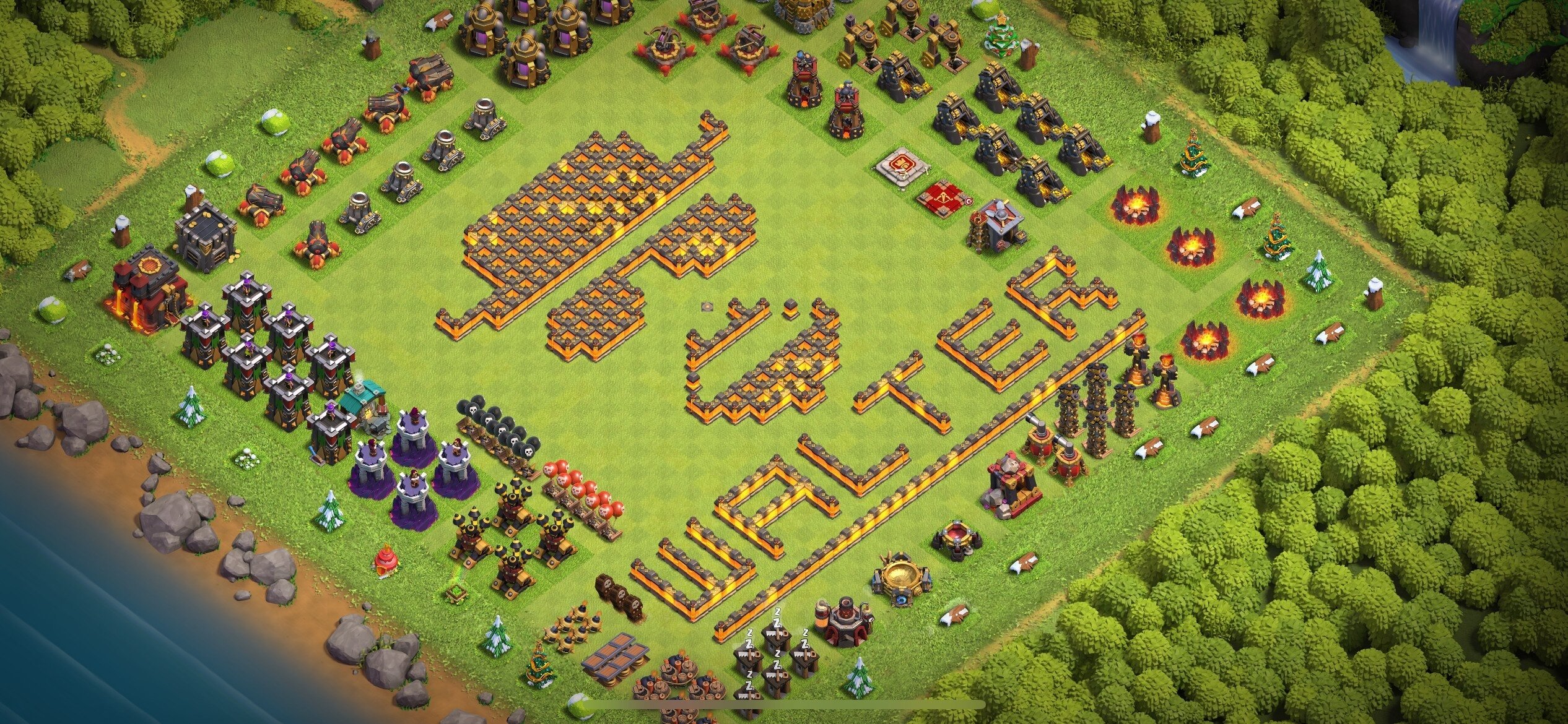 TH10 Troll Base - Top Town Hall 10 Troll/Funny Base with Link (#20) - Clash of Clans 2025​ TH10 Base