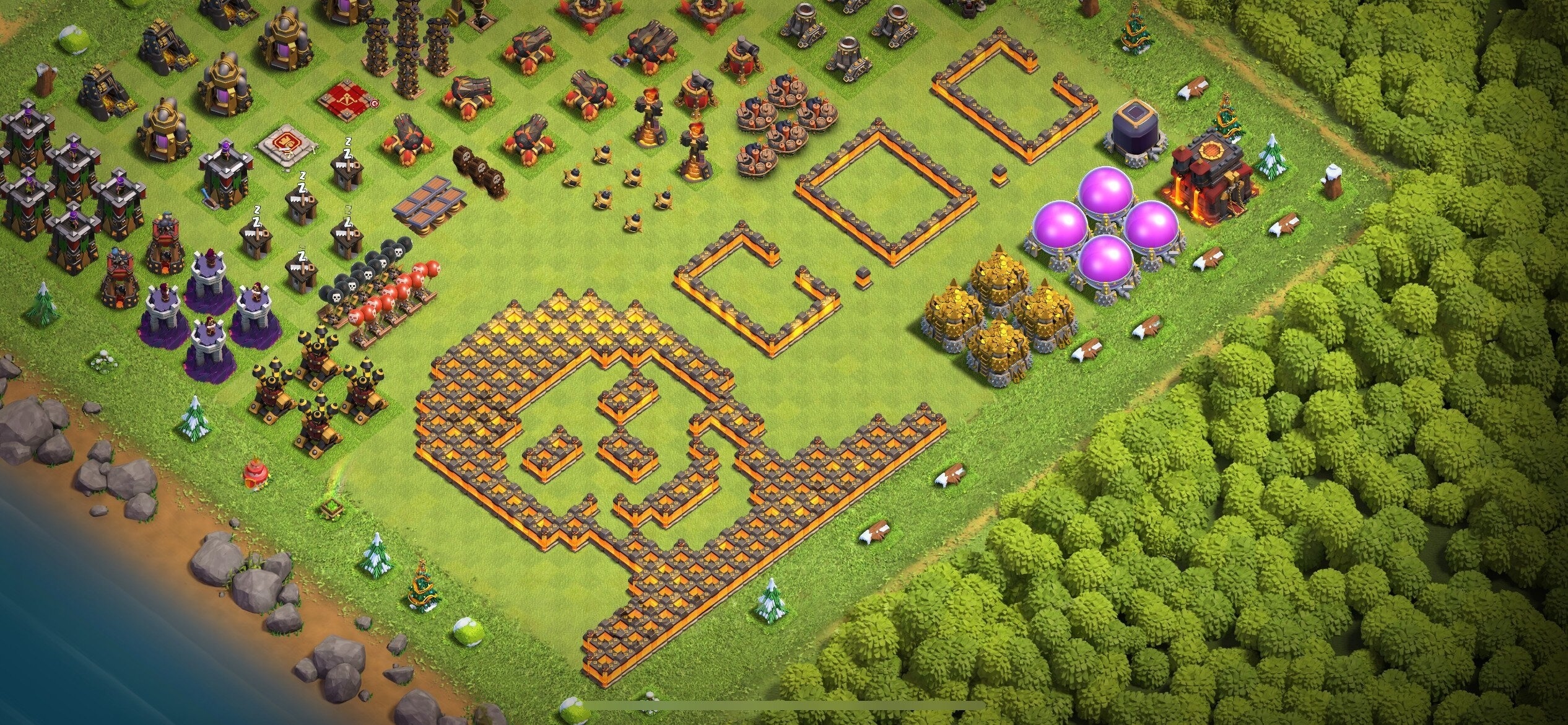 TH10 Troll Base - Top Town Hall 10 Troll/Funny Base with Link (#22) - Clash of Clans 2025​ TH10 Base