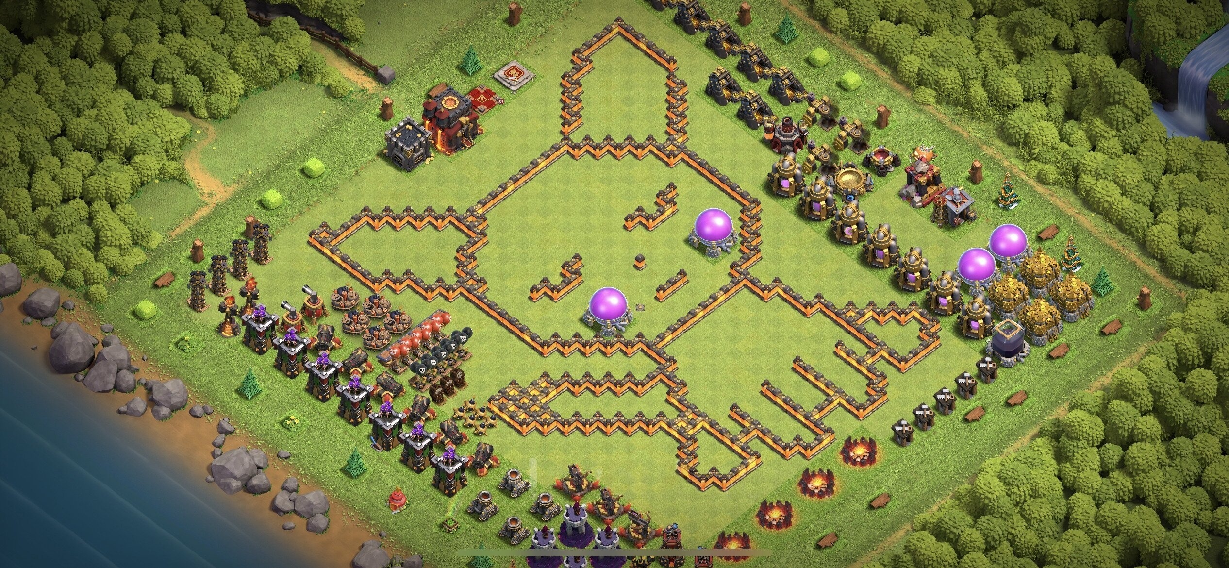 TH10 Troll Base - Top Town Hall 10 Troll/Funny Base with Link (#7) - Clash of Clans 2025​ TH10 Base