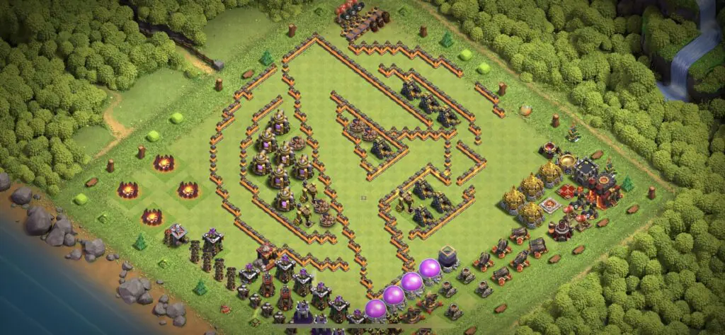 TH10 Troll Base - Top Town Hall 10 Troll/Funny Base with Link (#8) - Clash of Clans 2025​ TH10 Base