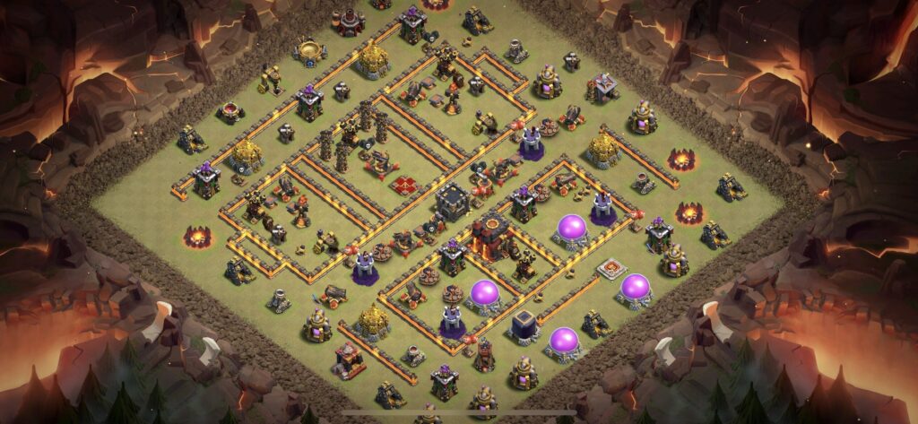 TH10 War Base - Top Town Hall 10 War Base with Link (#1) - Clash of Clans 2025​ TH10 Base