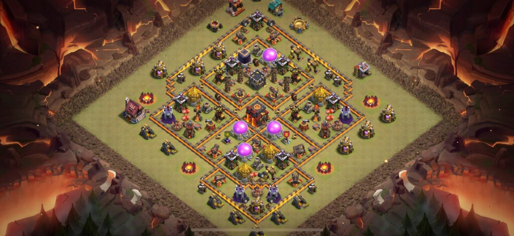 TH10 War Base - Top Town Hall 10 War Base with Link (#10) - Clash of Clans 2025​ TH10 Base