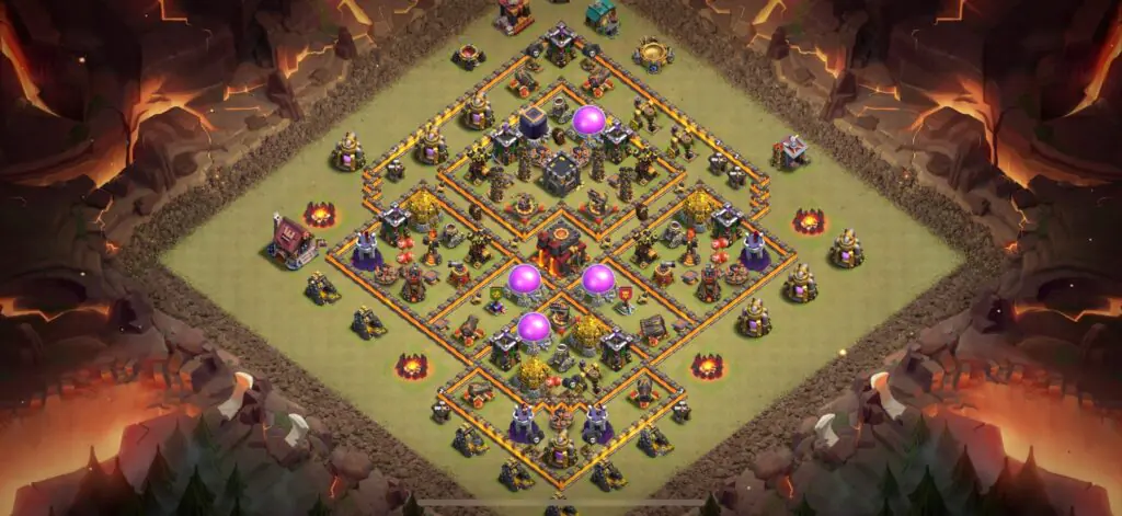 TH10 War Base - Top Town Hall 10 War Base with Link (#10) - Clash of Clans 2025​ TH10 Base