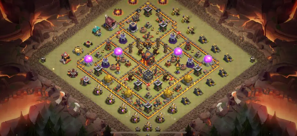 TH10 War Base - Top Town Hall 10 War Base with Link (#11) - Clash of Clans 2025​ TH10 Base