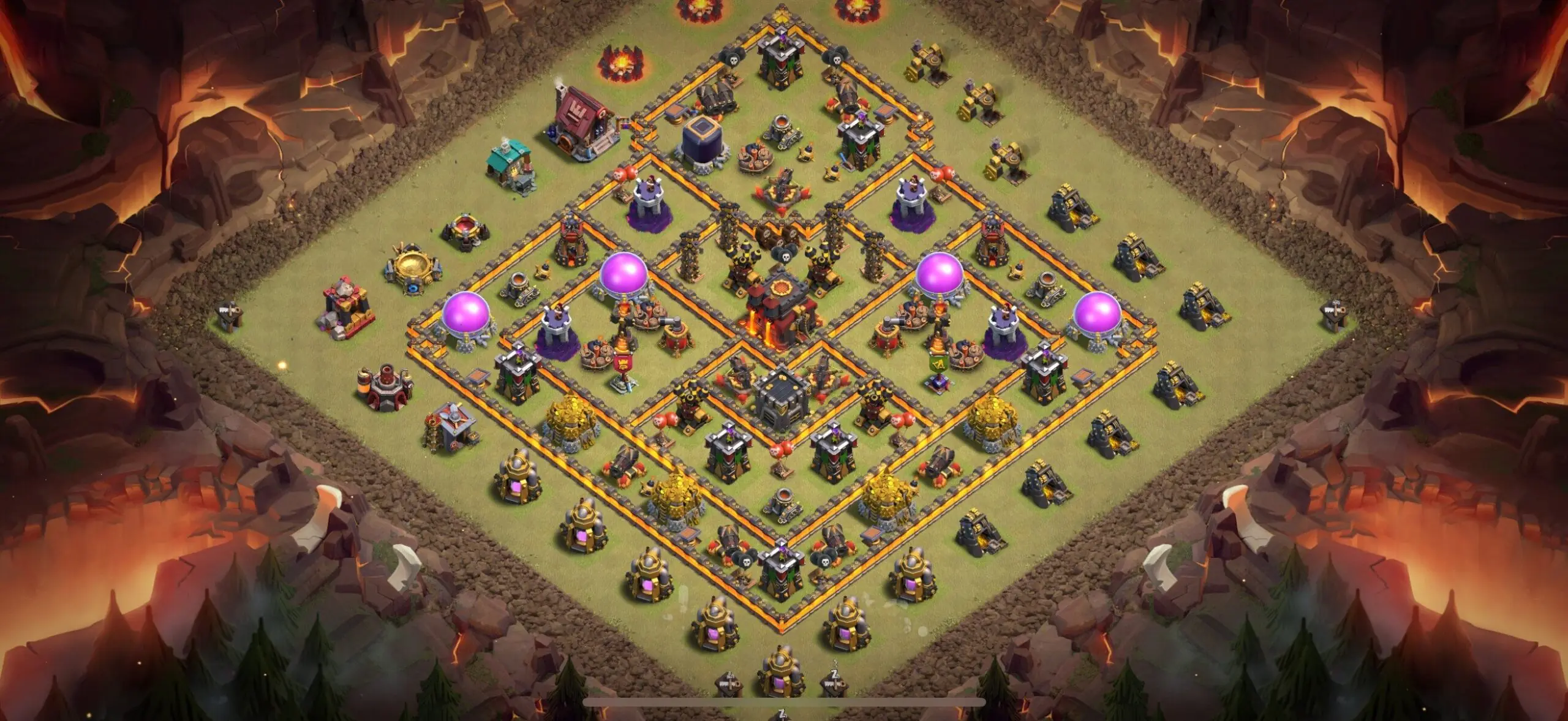 TH10 War Base - Top Town Hall 10 War Base with Link (#11) - Clash of Clans 2025​ TH10 Base