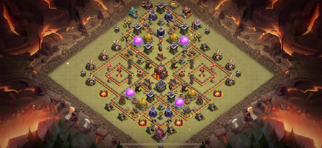 TH10 War Base - Top Town Hall 10 War Base with Link (#12) - Clash of Clans 2025​ TH10 Base