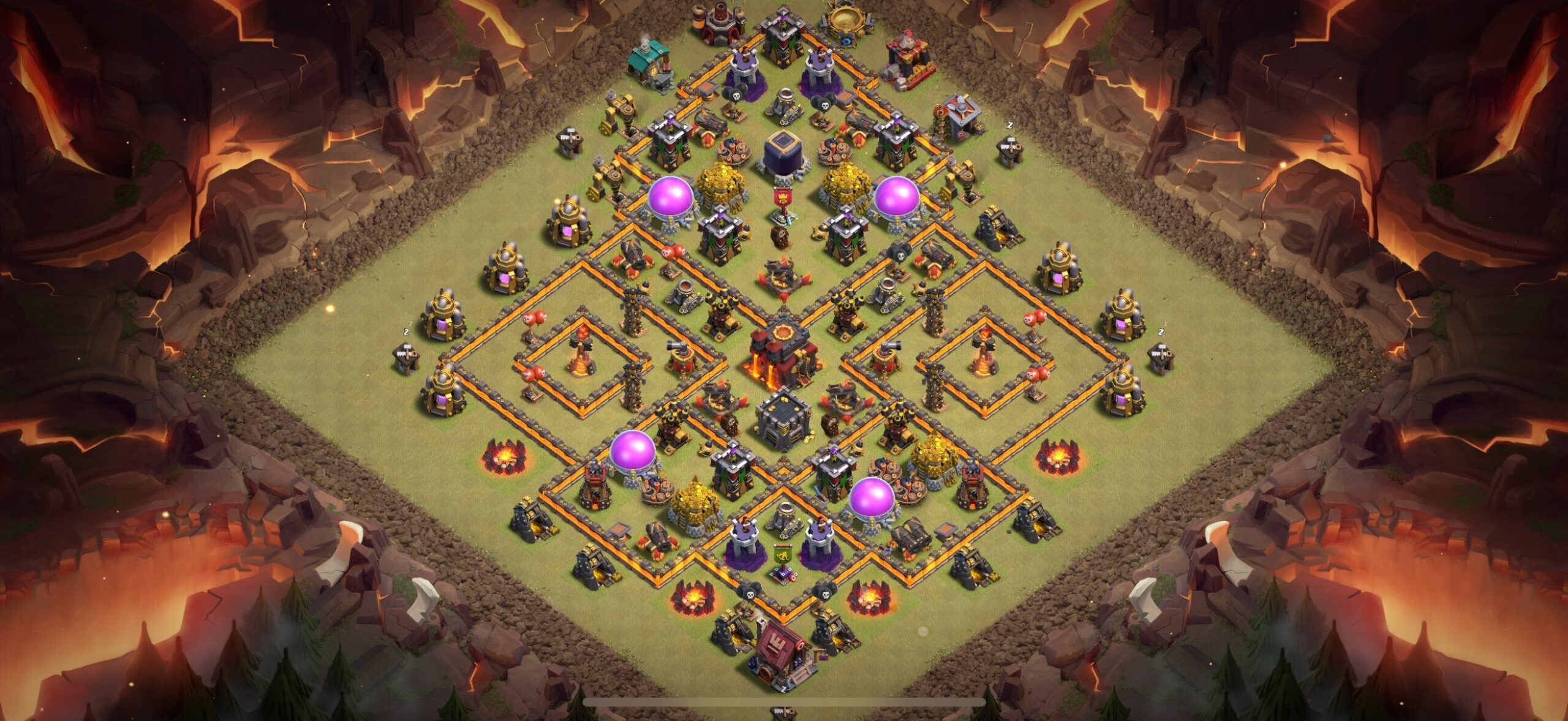 TH10 War Base - Top Town Hall 10 War Base with Link (#12) - Clash of Clans 2025​ TH10 Base