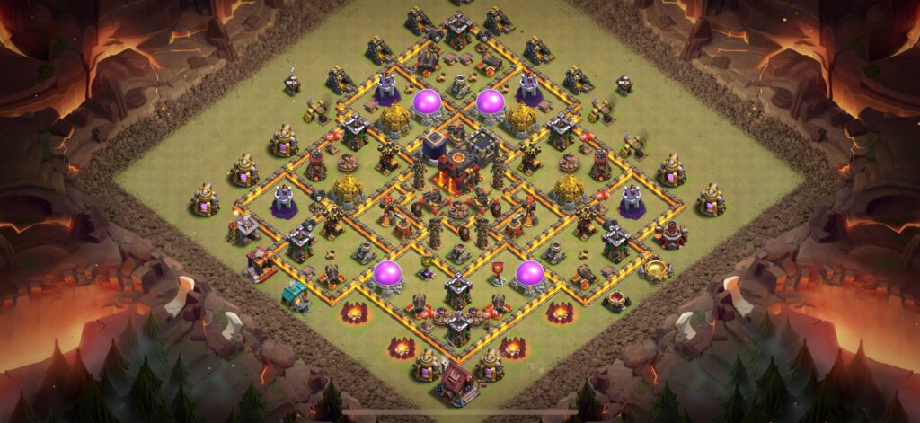 TH10 War Base - Top Town Hall 10 War Base with Link (#13) - Clash of Clans 2025​ TH10 Base