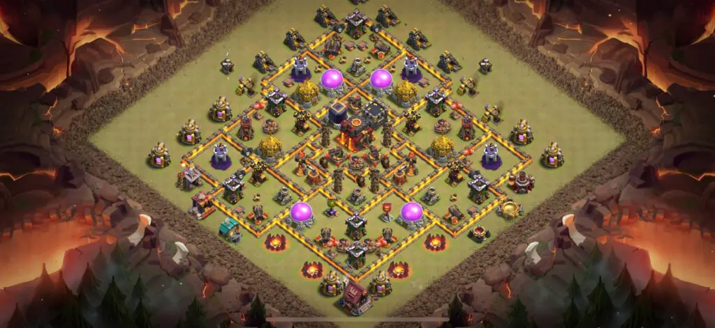 TH10 War Base - Top Town Hall 10 War Base with Link (#13) - Clash of Clans 2025​ TH10 Base