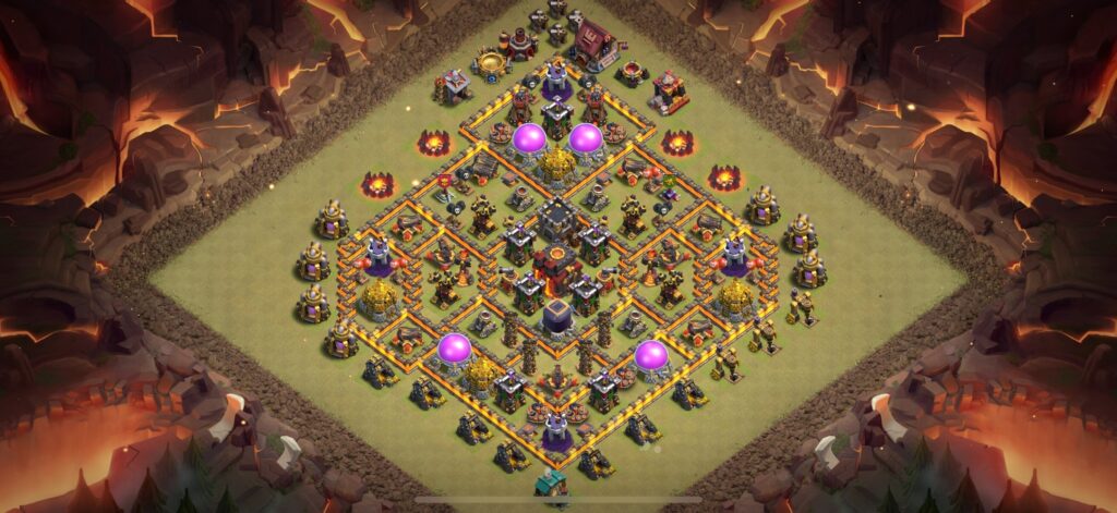 TH10 War Base - Top Town Hall 10 War Base with Link (#14) - Clash of Clans 2025​ TH10 Base