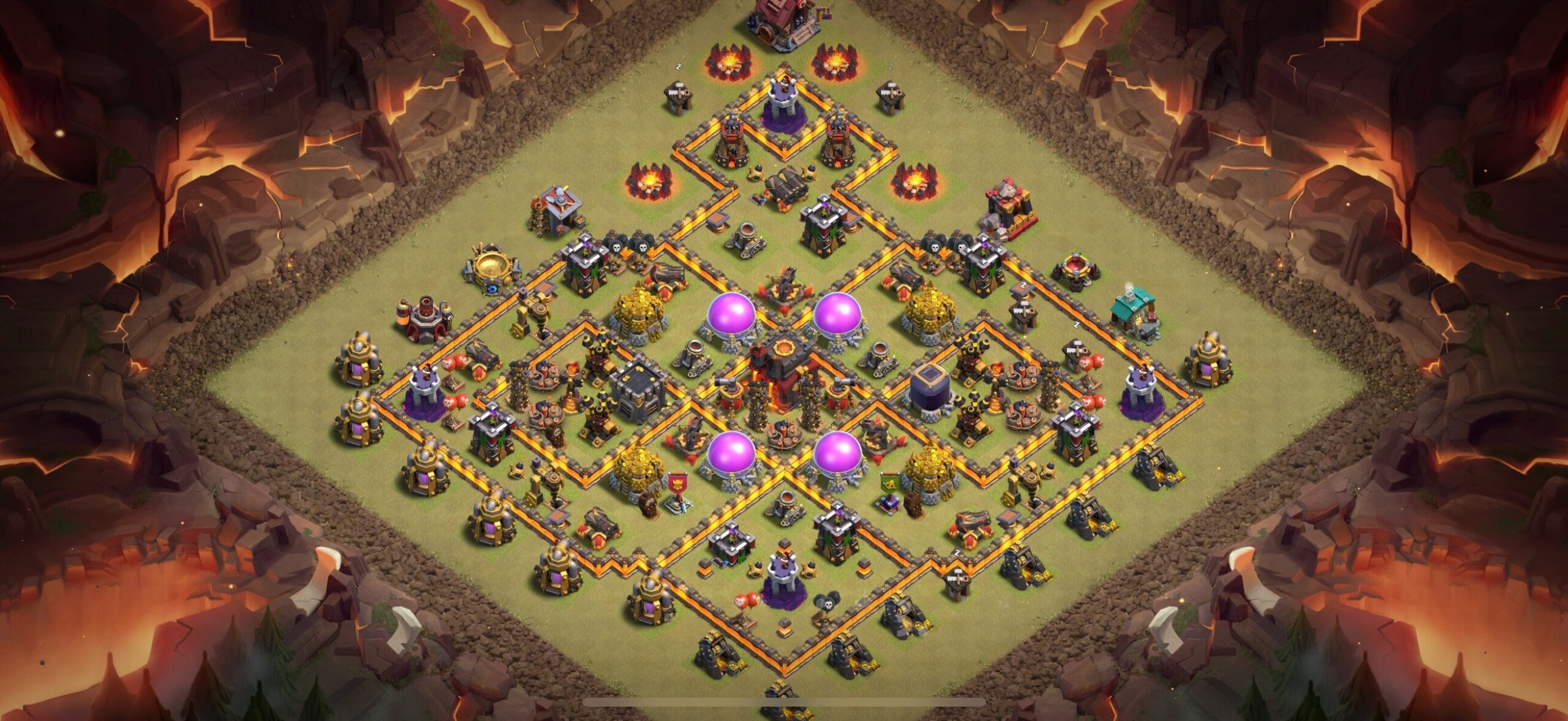 TH10 War Base - Top Town Hall 10 War Base with Link (#15) - Clash of Clans 2025​ TH10 Base