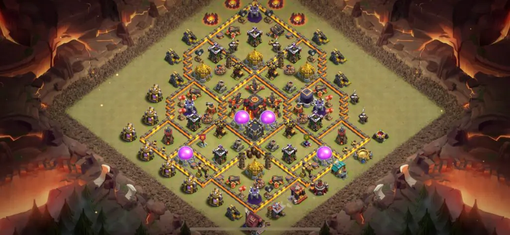 TH10 War Base - Top Town Hall 10 War Base with Link (#17) - Clash of Clans 2025​ TH10 Base