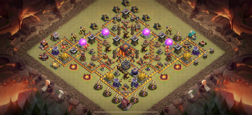 TH10 War Base - Top Town Hall 10 War Base with Link (#18) - Clash of Clans 2025​ TH10 Base