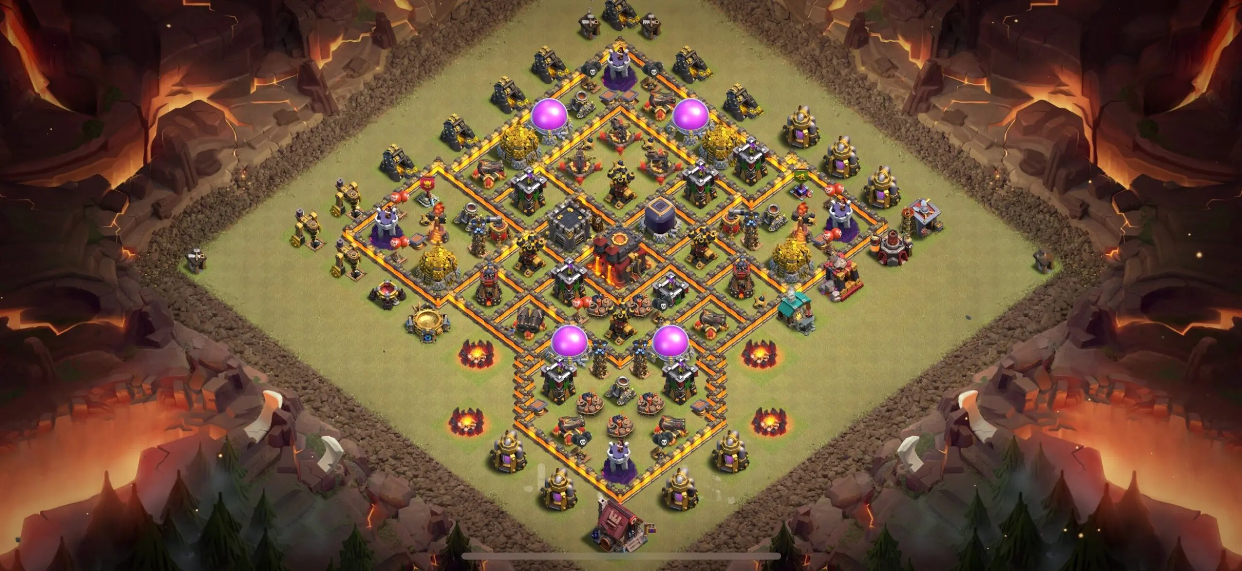 TH10 War Base - Top Town Hall 10 War Base with Link (#19) - Clash of Clans 2025​ TH10 Base
