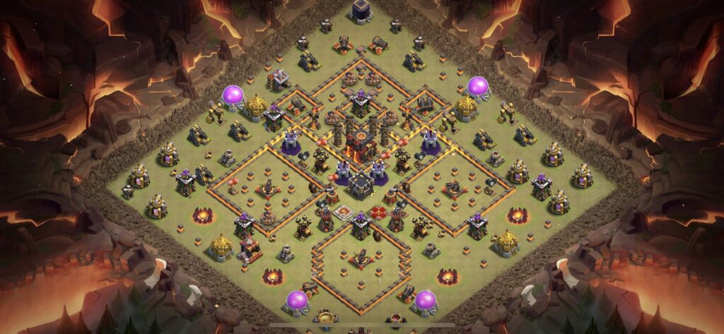 TH10 War Base - Top Town Hall 10 War Base with Link (#2) - Clash of Clans 2025​ TH10 Base