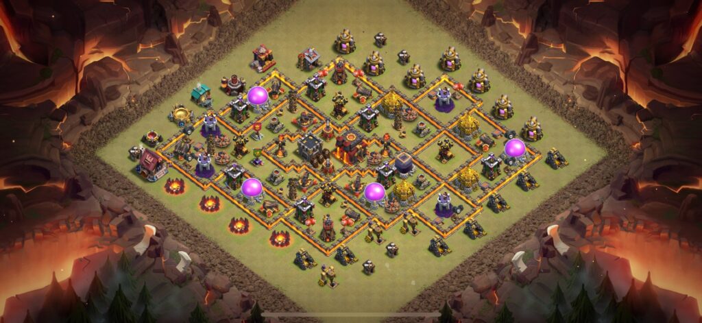TH10 War Base - Top Town Hall 10 War Base with Link (#21) - Clash of Clans 2025​ TH10 Base