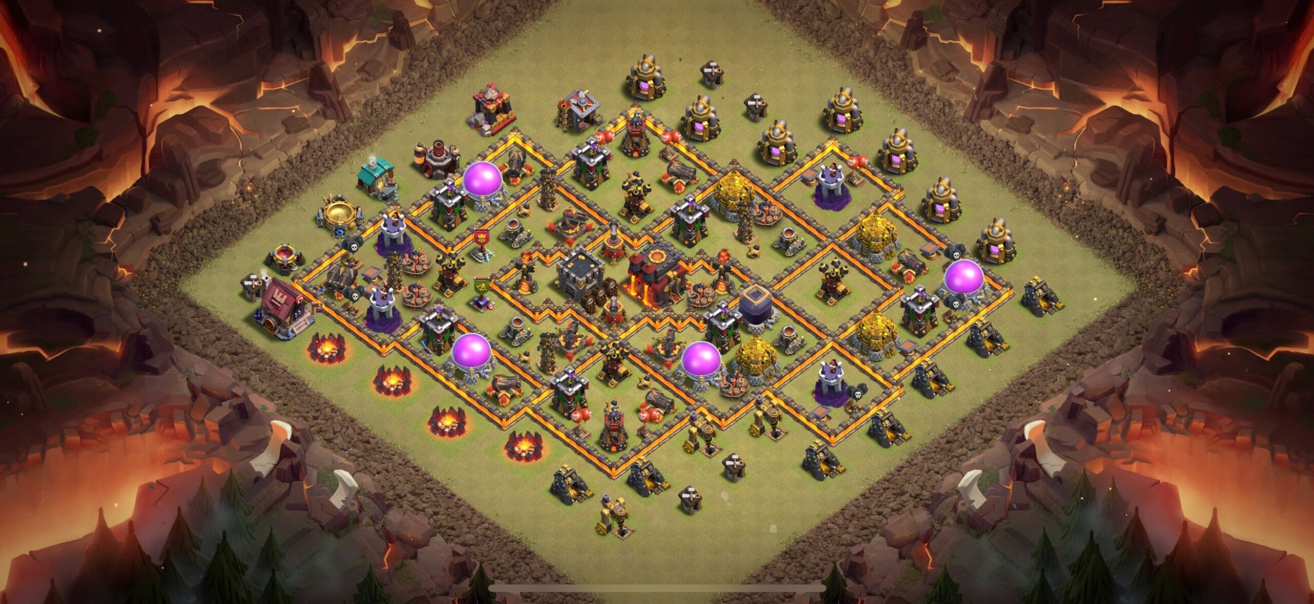 TH10 War Base - Top Town Hall 10 War Base with Link (#21) - Clash of Clans 2025​ TH10 Base
