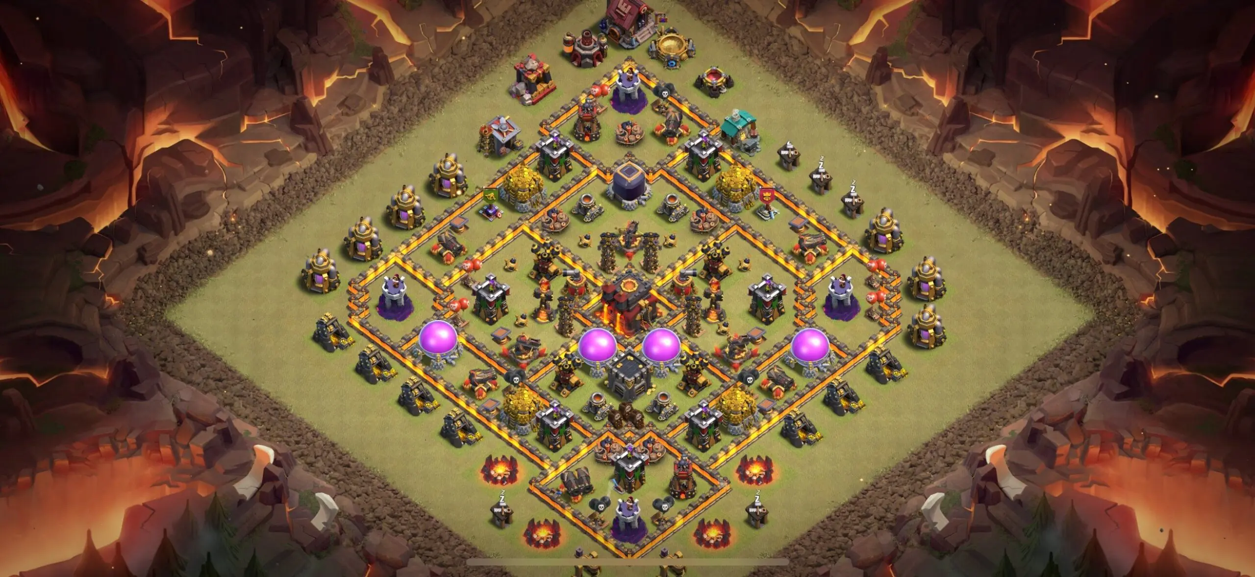 TH10 War Base - Top Town Hall 10 War Base with Link (#22) - Clash of Clans 2025​ TH10 Base