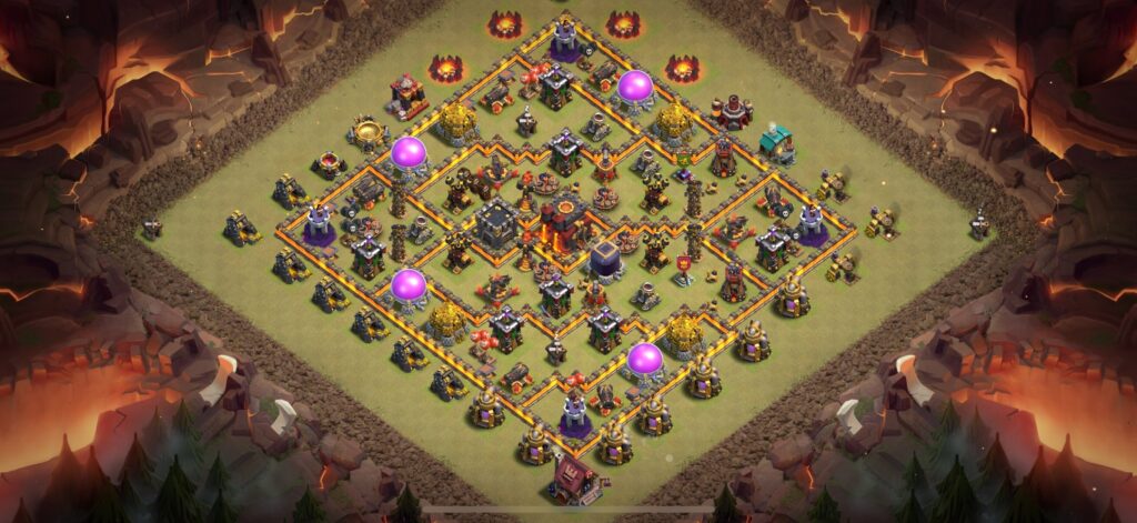 TH10 War Base - Top Town Hall 10 War Base with Link (#23) - Clash of Clans 2025​ TH10 Base