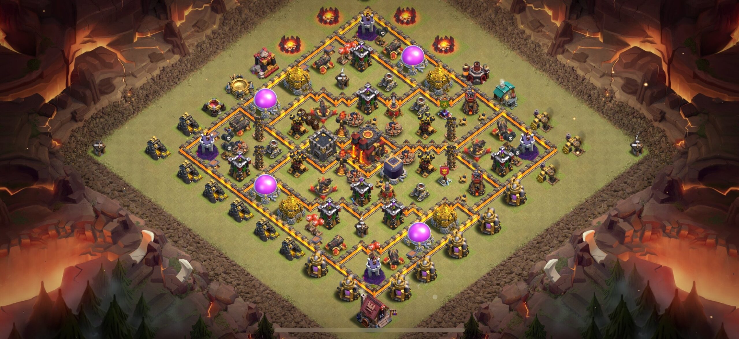 TH10 War Base - Top Town Hall 10 War Base with Link (#23) - Clash of Clans 2025​ TH10 Base