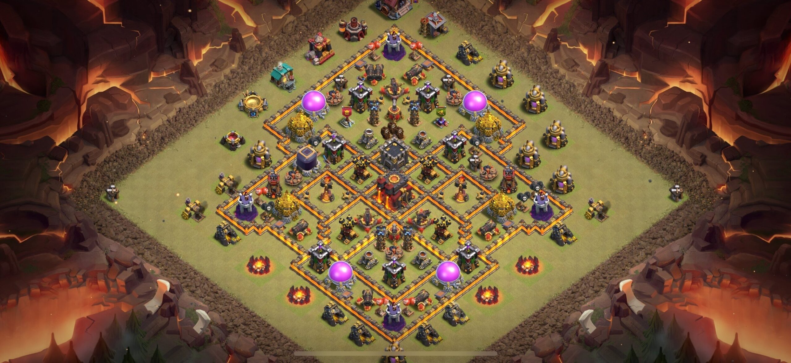 TH10 War Base - Top Town Hall 10 War Base with Link (#24) - Clash of Clans 2025​ TH10 Base