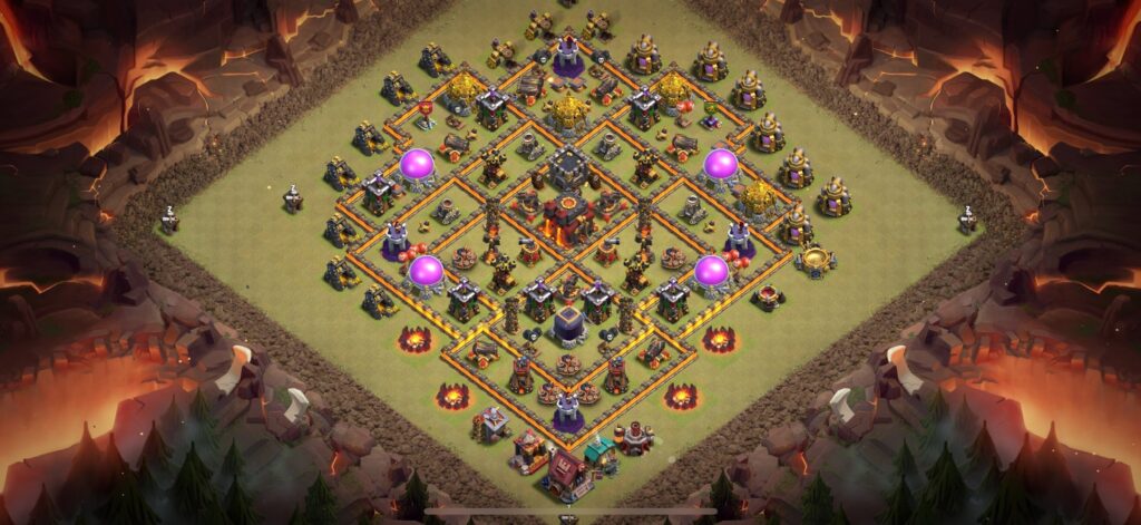 TH10 War Base - Top Town Hall 10 War Base with Link (#26) - Clash of Clans 2025​ TH10 Base
