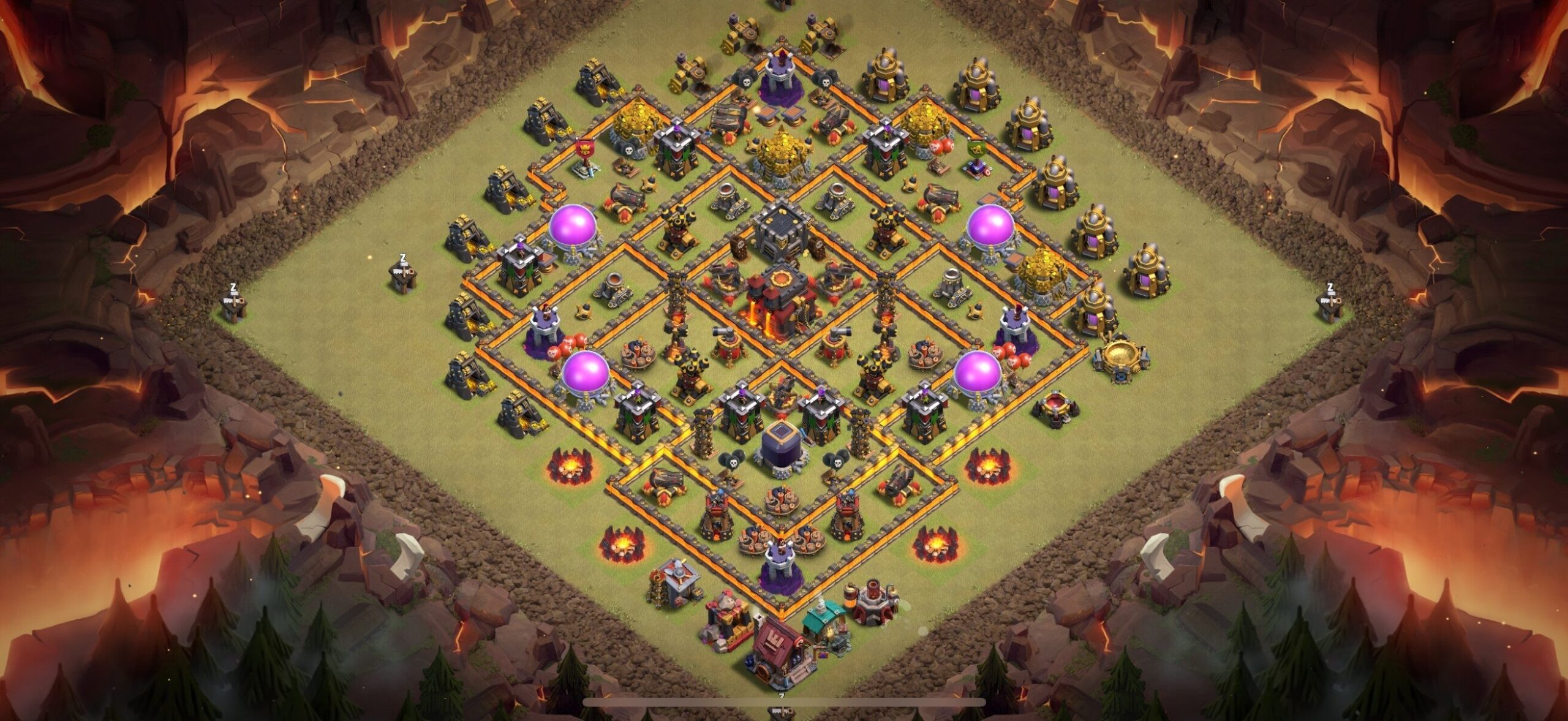 TH10 War Base - Top Town Hall 10 War Base with Link (#26) - Clash of Clans 2025​ TH10 Base