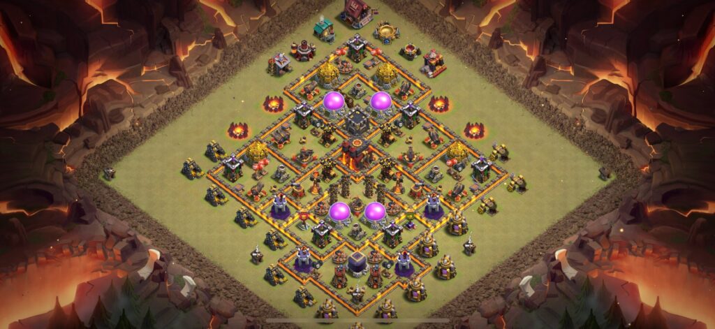 TH10 War Base - Top Town Hall 10 War Base with Link (#27) - Clash of Clans 2025​ TH10 Base