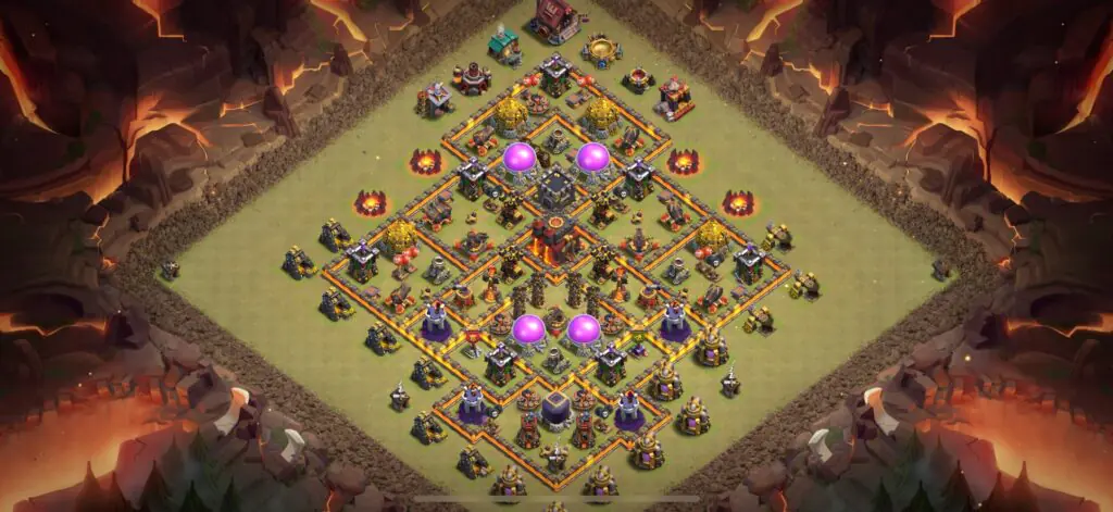 TH10 War Base - Top Town Hall 10 War Base with Link (#27) - Clash of Clans 2025​ TH10 Base