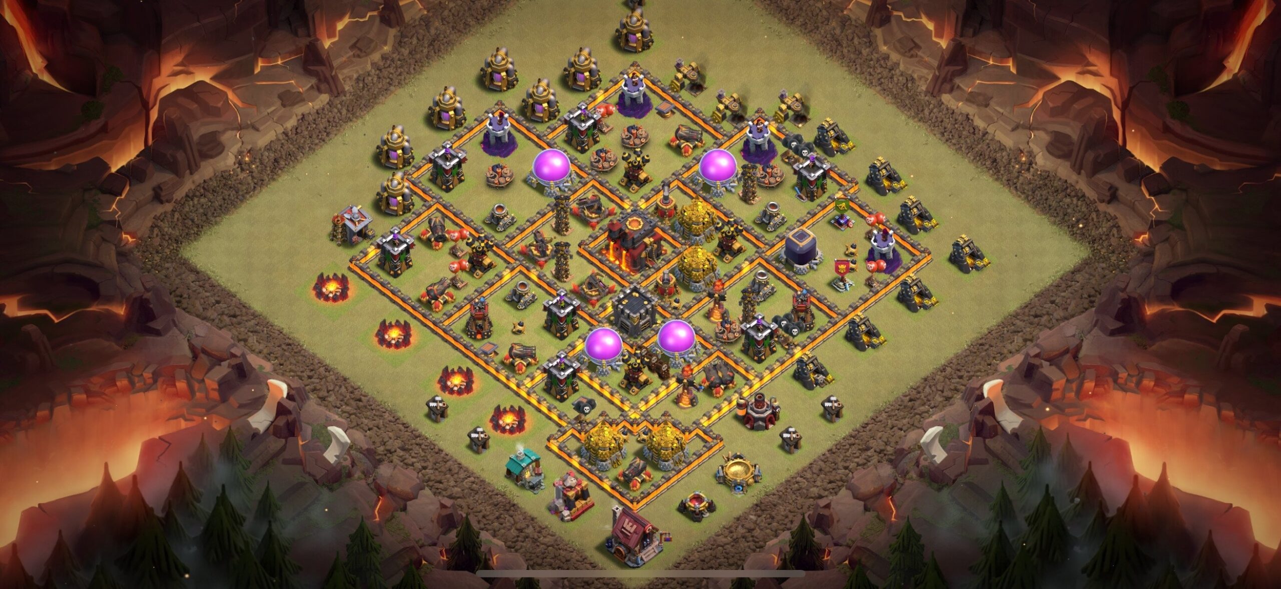 TH10 War Base - Top Town Hall 10 War Base with Link (#28) - Clash of Clans 2025​ TH10 Base