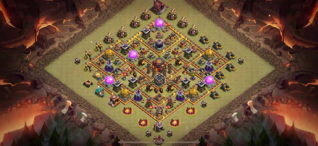 TH10 War Base - Top Town Hall 10 War Base with Link (#29) - Clash of Clans 2025​ TH10 Base